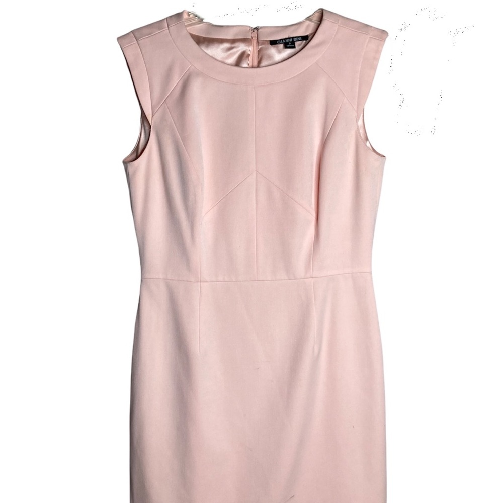 Gianni Bini Womens Sleeveless Dress Pink Easter Cocktail Wedding Guest Sz 8